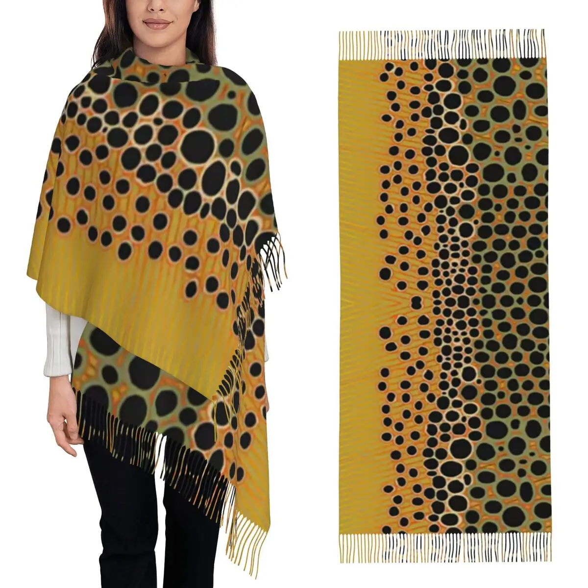 

Multicam военный камуфляжный армейский тактический шарф с кисточками для женщин, шали и накидки, большая осенне-зимняя шаль