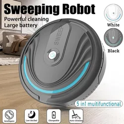 Portable 5-in-1 Home Automatic Floor Robot Mini Intelligent Wireless Vacuum Cleaner Usb Rechargeable Wet And Dry Home Sweeper