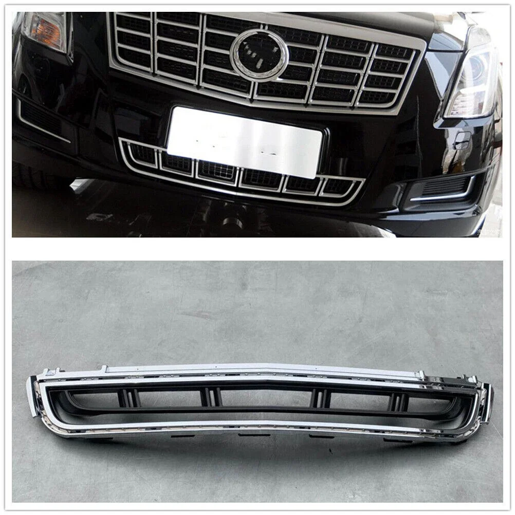 

For Cadillac XTS 2014-2017 Lower Front Grille Matte Pearl Nickel OE 22788112