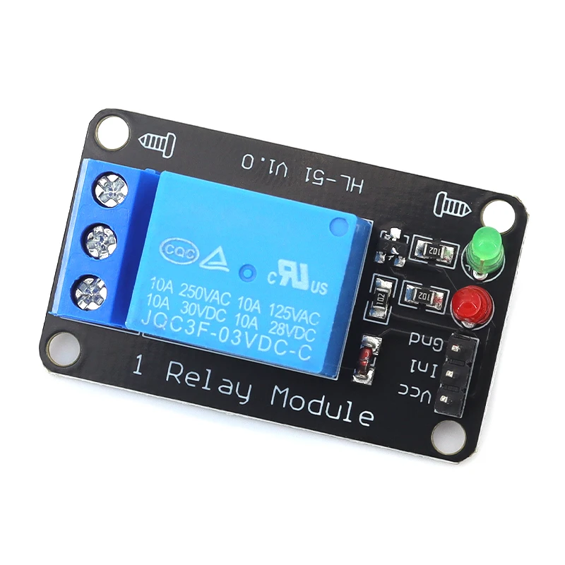 3V 1/2/4 channel relay module low level triggered luminous relay output relay module adopts 8550 transistor driving ability