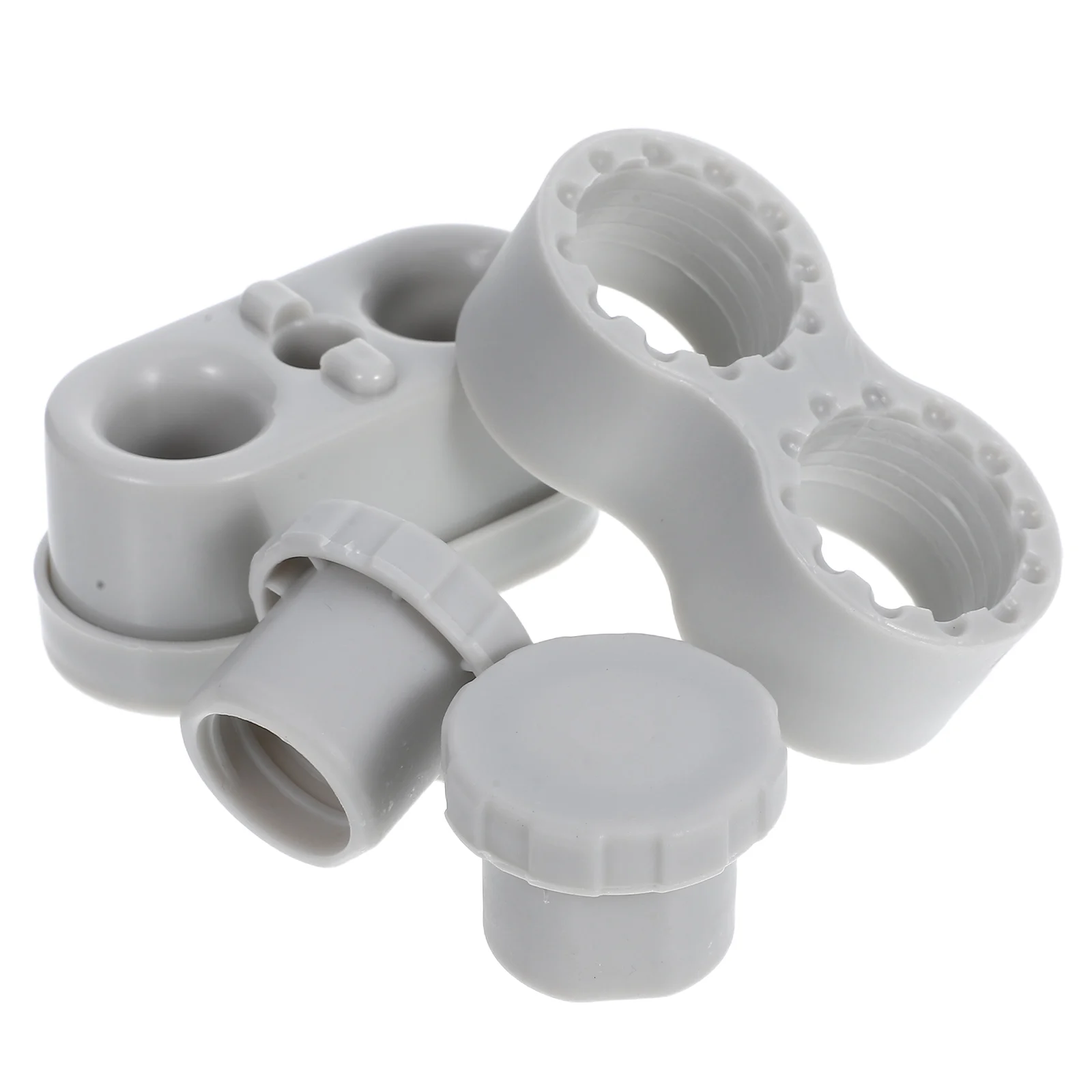 1 set 1 set kinderboxbasis: antislip stabilisatorvoeten voor gladde vloeren Universele connectorvervanging Plastic box