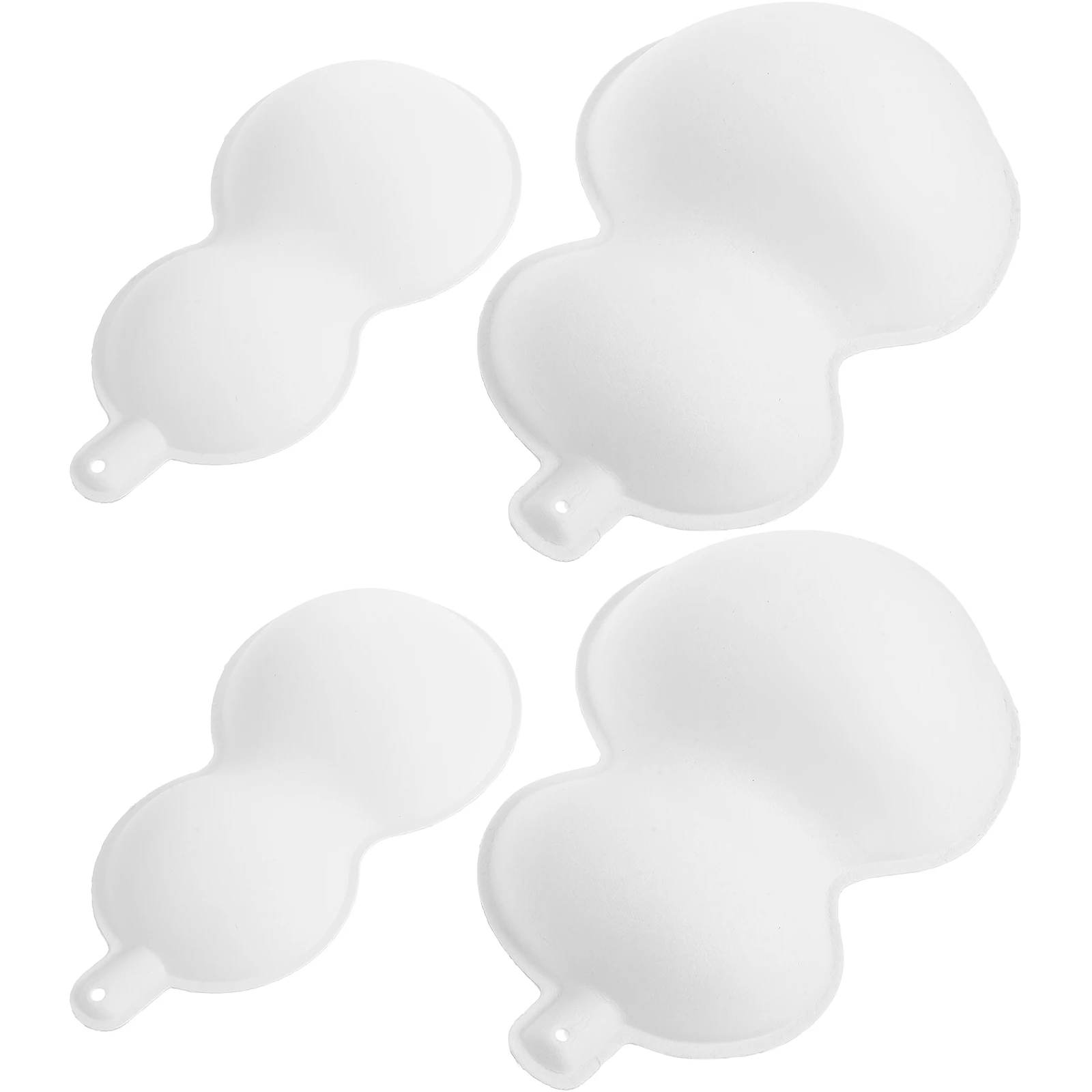 

4Pcs Blank Paper Gourds DIY Hand-Painting Craft Supplies for Kids Adults Party Decoration Drawing Materials DIY Paper Gourd