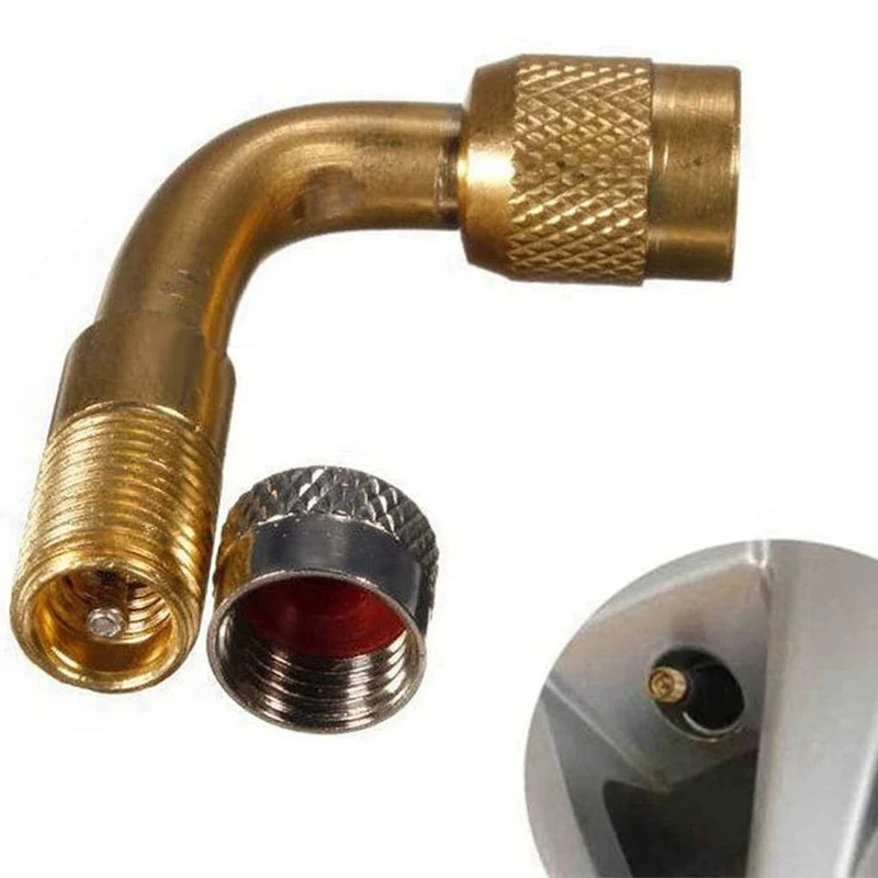 6X 90 Degree Tire Pump Tube, Inflator Nozzle, Extension Nozzle, Elbow, Tire Valve Nozzle, Extension Tube, Pump Nozzle