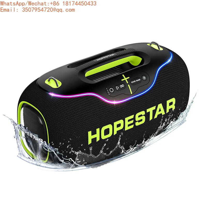 

HOPESTAR A80 350W Portable Wireless Big Power Speaker Stereo Audio System Waterproof Home Karaoke Subwoofer Caixa De Som Speaker