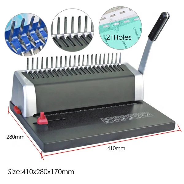 A4 Hot Sale Plastic Comb Binding Machine(for WD-5012)