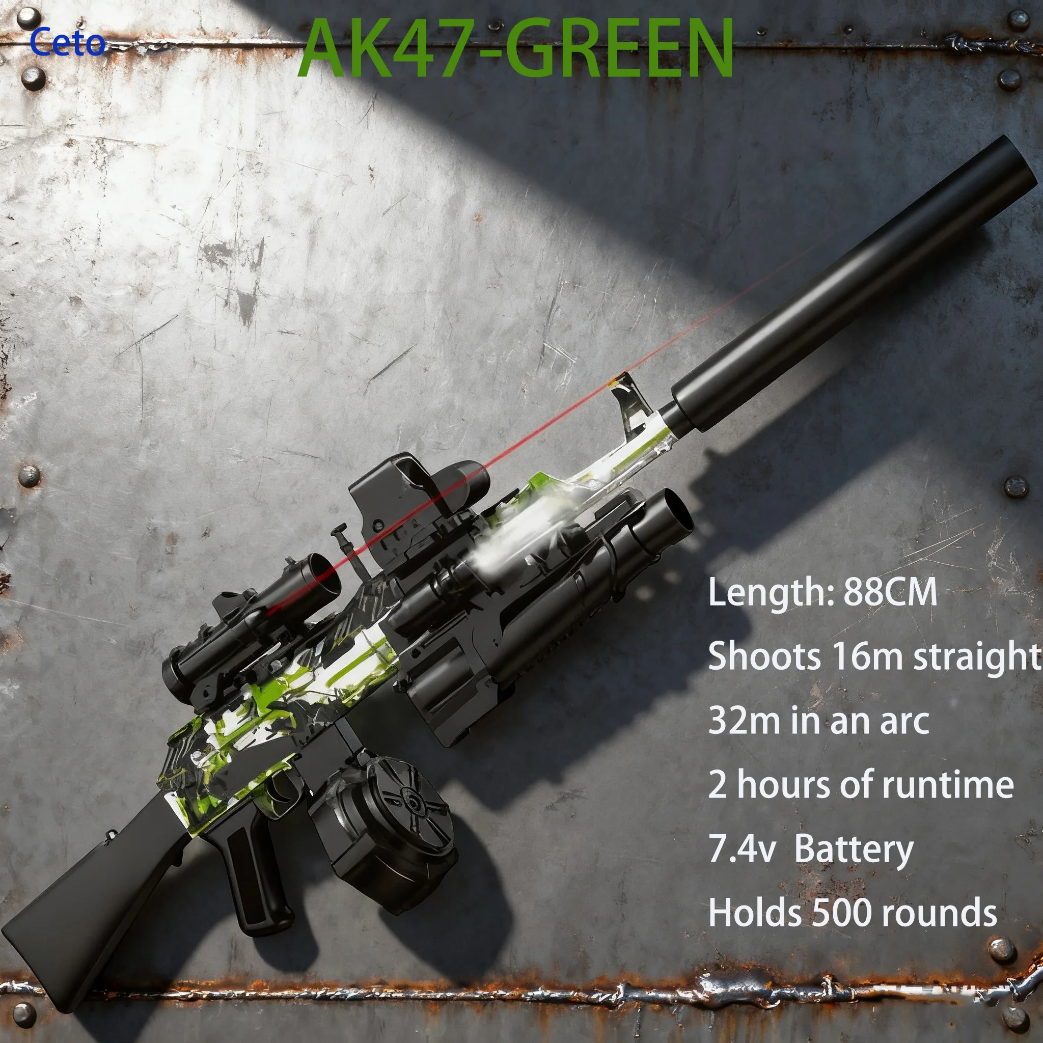 Ak47 elétrica brinquedo arma automática gel bala blaster brinquedos jogo ao ar livre bola gel sniper rifle splatter arma brinquedos para adultos presentes