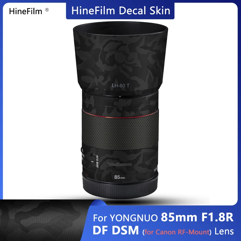 

Yongnuo 85 1.8 RF Mount Gen1 Lens Decal Skin Yongnuo YN 85mm f/1.8 RF Lens Anti Scratch Wrap Cover YN85 F1.8 Lens Sticker Film