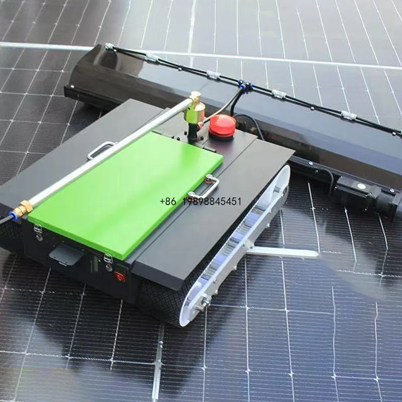 Multifunctional Clean Rails System Work Limpiador Nettoyage Paneles Related Telescoping Solares Solar Robot