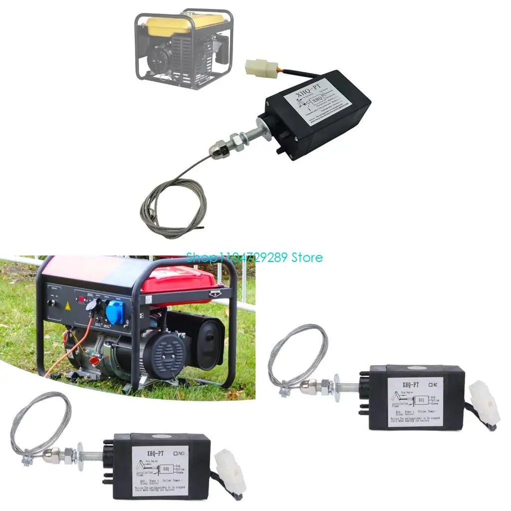 

D8KE Low Current Car Electric Flameout Solenoid Shutoff Valves 12V/24V Fit for Quick Diesels Engine Shutdown Stoppage Control