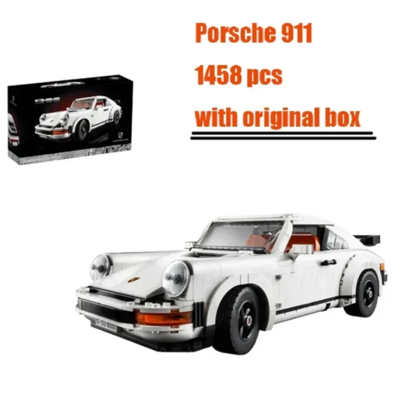 With Original Box 1458PCS Building Blocks Retro Racing Car High-Tech 10295 Vehicle Model Bricks Christmas And Birthday Gifts