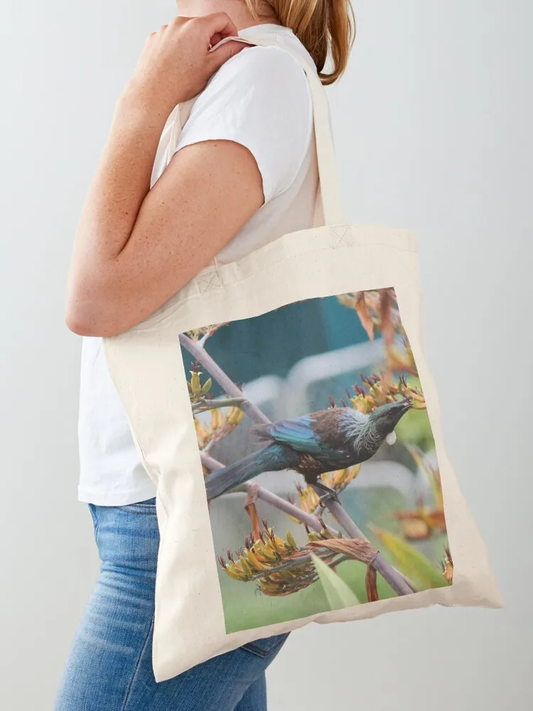 Tūī Magic - Urquharts Bay, Northland NZ Bolsa de compras para mujer, bolsa de compras con logo, bolsa de compras universitaria