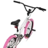 JOYSTAR 프리스타일 어린이 BMX 자전거, 6-14 세 소년 소녀 및 초보자 라이더, 2 페그, 흰색, 20 인치, 24 인치 3