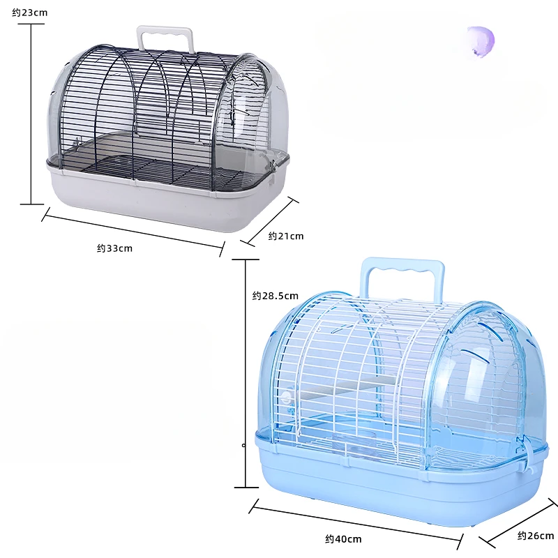 Carrier Parrot Bird Cages Portable Portable Southe Park Luxury Canary Bird Cages Breeding Jaula Pajaro Birds Supplies WZ50BC