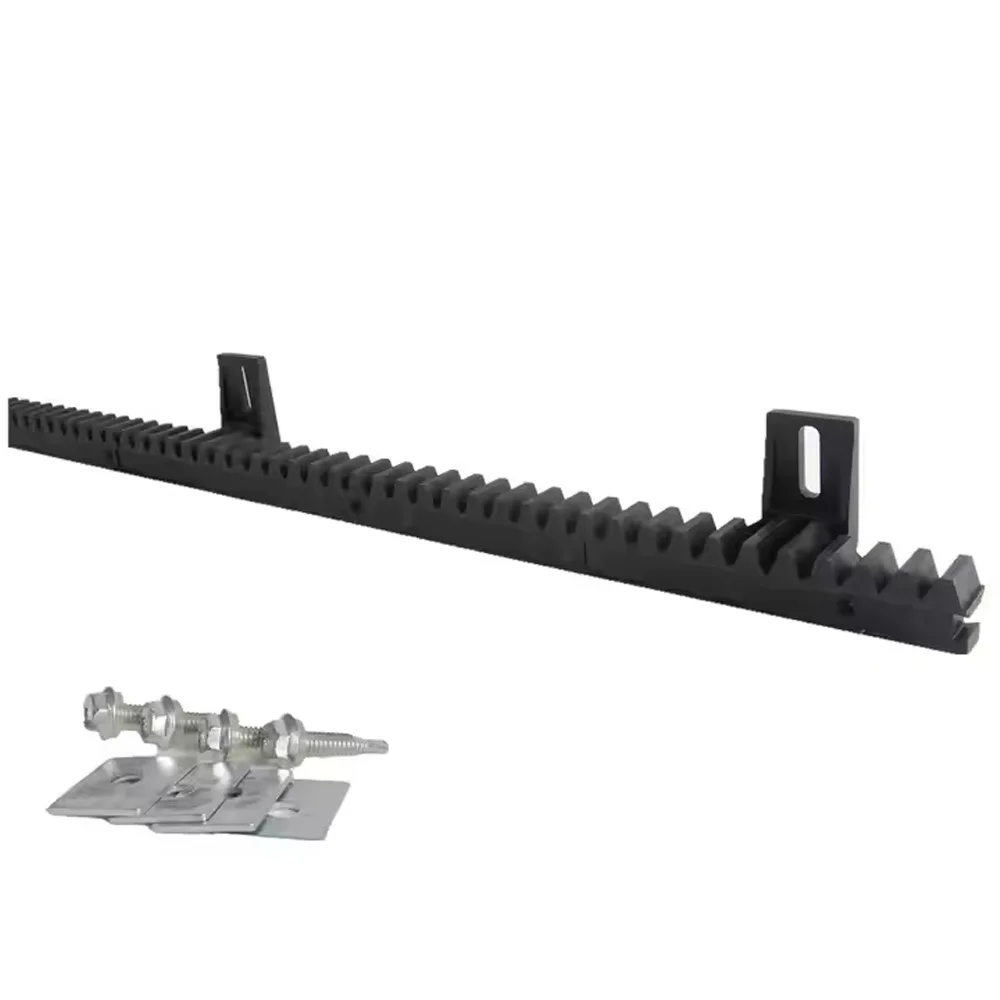 Commercial-Grade Nylon Rack Rail - 4M/13ft Complete Kit for AUTO Sliding Gate Systems