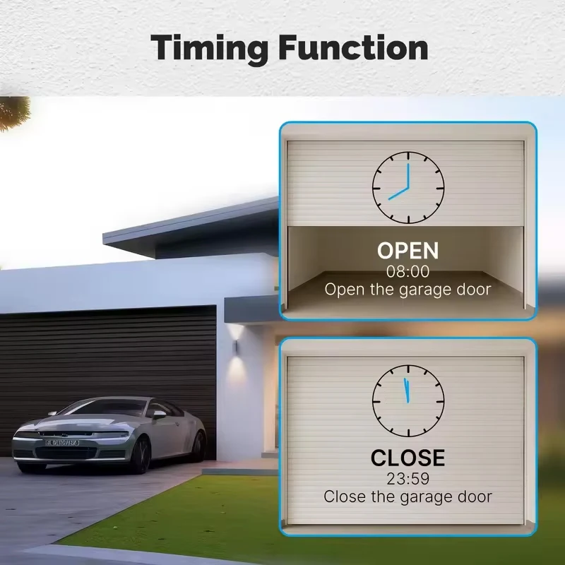وحدة التحكم في باب المرآب الذكية MOES Tuya Zigbee، فتاحة باب المرآب عن بعد لتطبيق Smart Life، تعمل مع Alexa وGoogle Home
