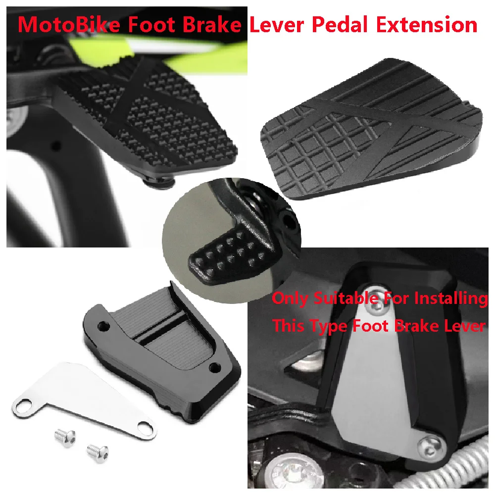 

For BMW R1300GS ADV Adventure GS R1300 2023-2025 Motorcycle Foot Brake Lever Pedal Extension Pad Widener (Not Fit 719 & Enduro)