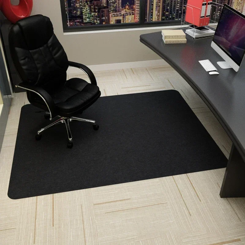 90 x 120 cm Bürostuhl-Matte, rutschfester Teppich, Bodenschutz für Gaming, Drehstühle, Schreibtisch, Teppich, Zuhause, Büro, Schlafzimmer, Wohnzimmer – Detail 4