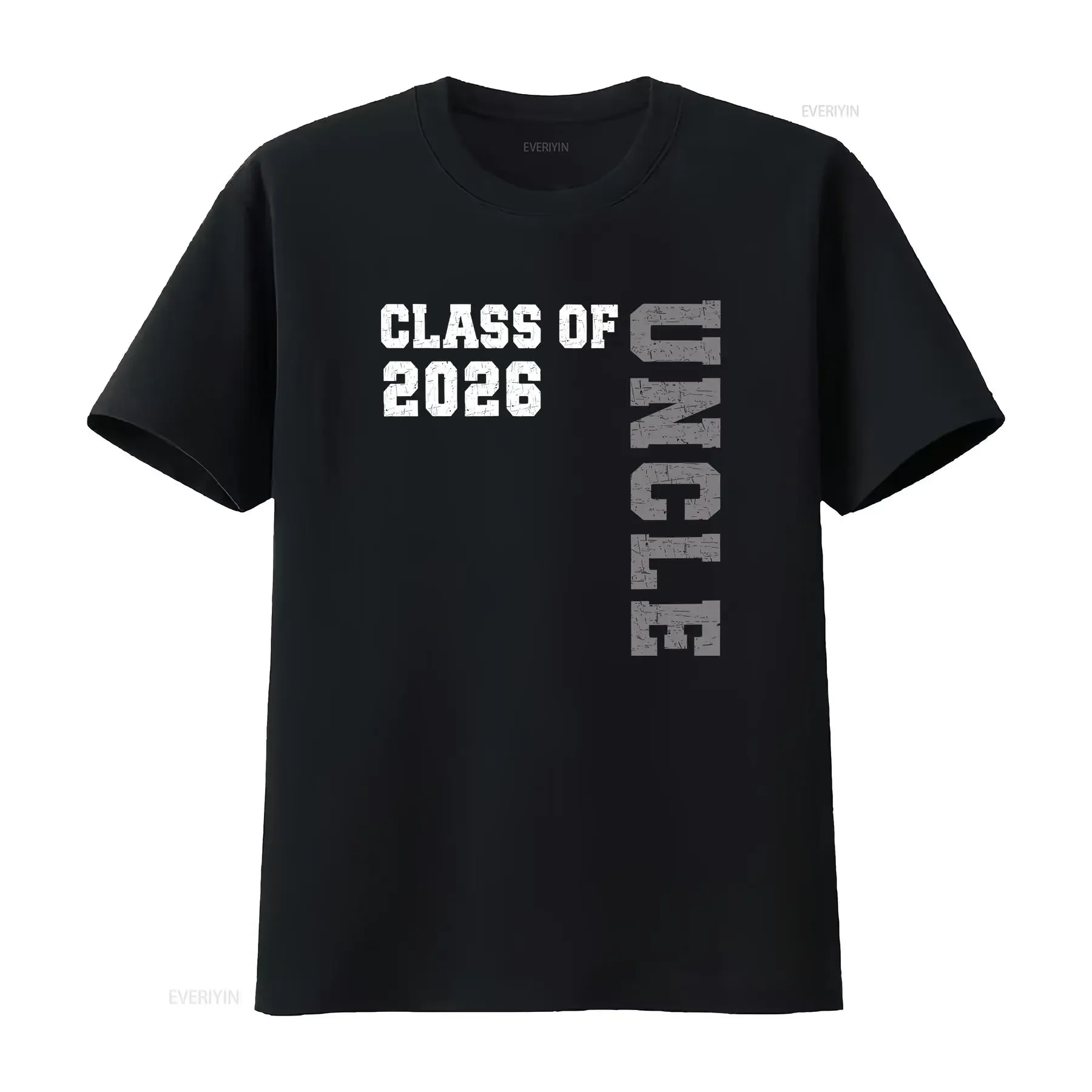 Class Of 2026 Uncle T Shirt Senior Graduation Graduate Proud Grad Party vintage Washed Slightly Casual graphic streetwear