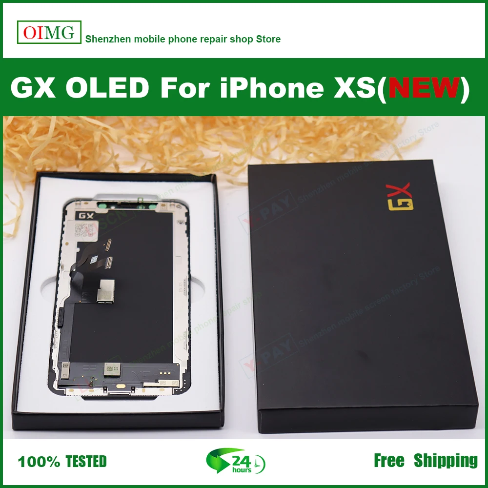 GX OLED For iPhone X Display XS XSMAX 11PRO OLED NEW GX Hard OLED For iPhone 12 LCD Screen AMOLED Digitizer Assembly Replacement