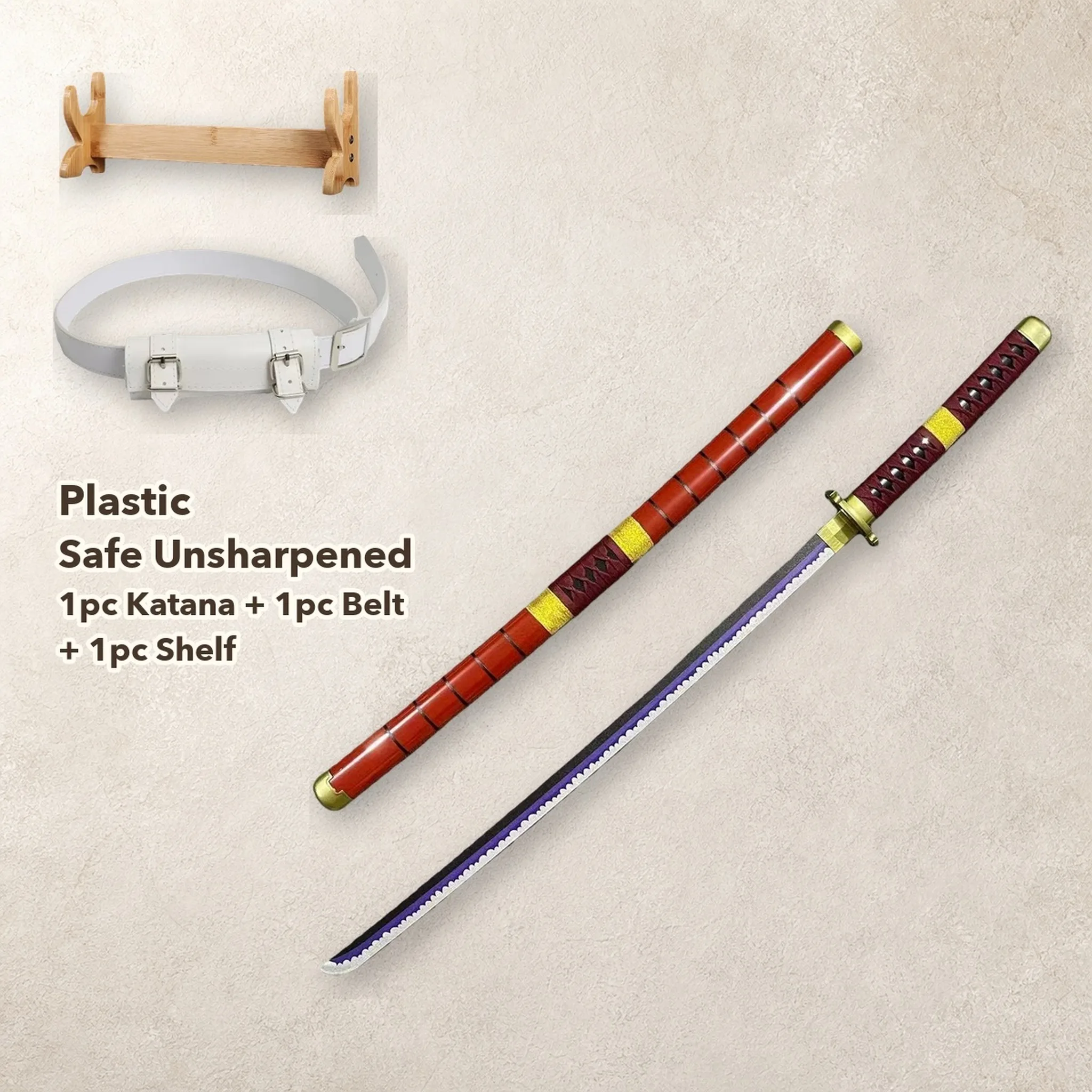 Mehrteiliges Katana-Schwert-Se – Cosplay Prop Knife Bewertung und Preis