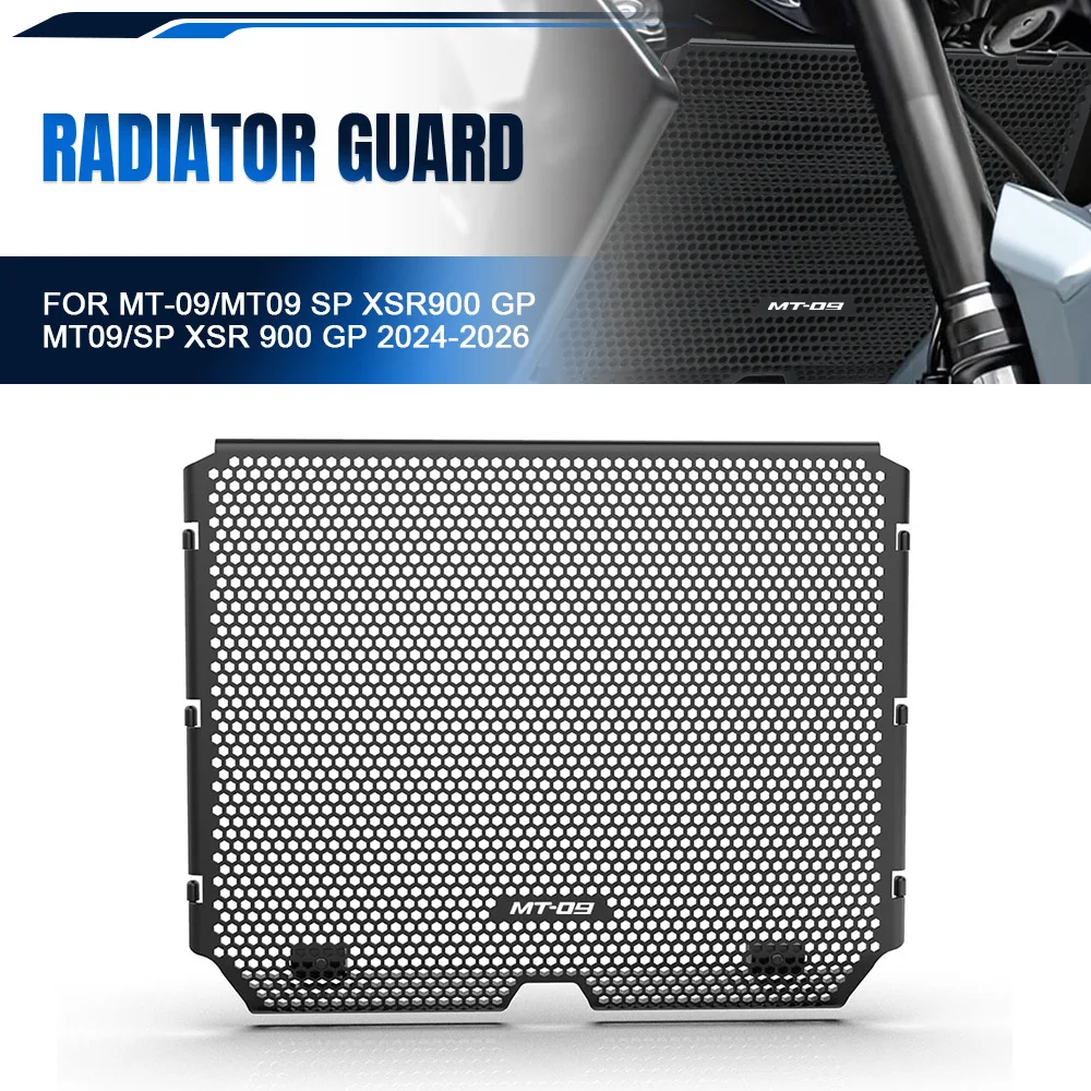 

For Yamaha MT-09/MT09 SP XSR900 GP MT09/SP XSR 900 GP 2024-2026 Motorcycle Radiator Grille Guard Cover Protection Radiator Guard