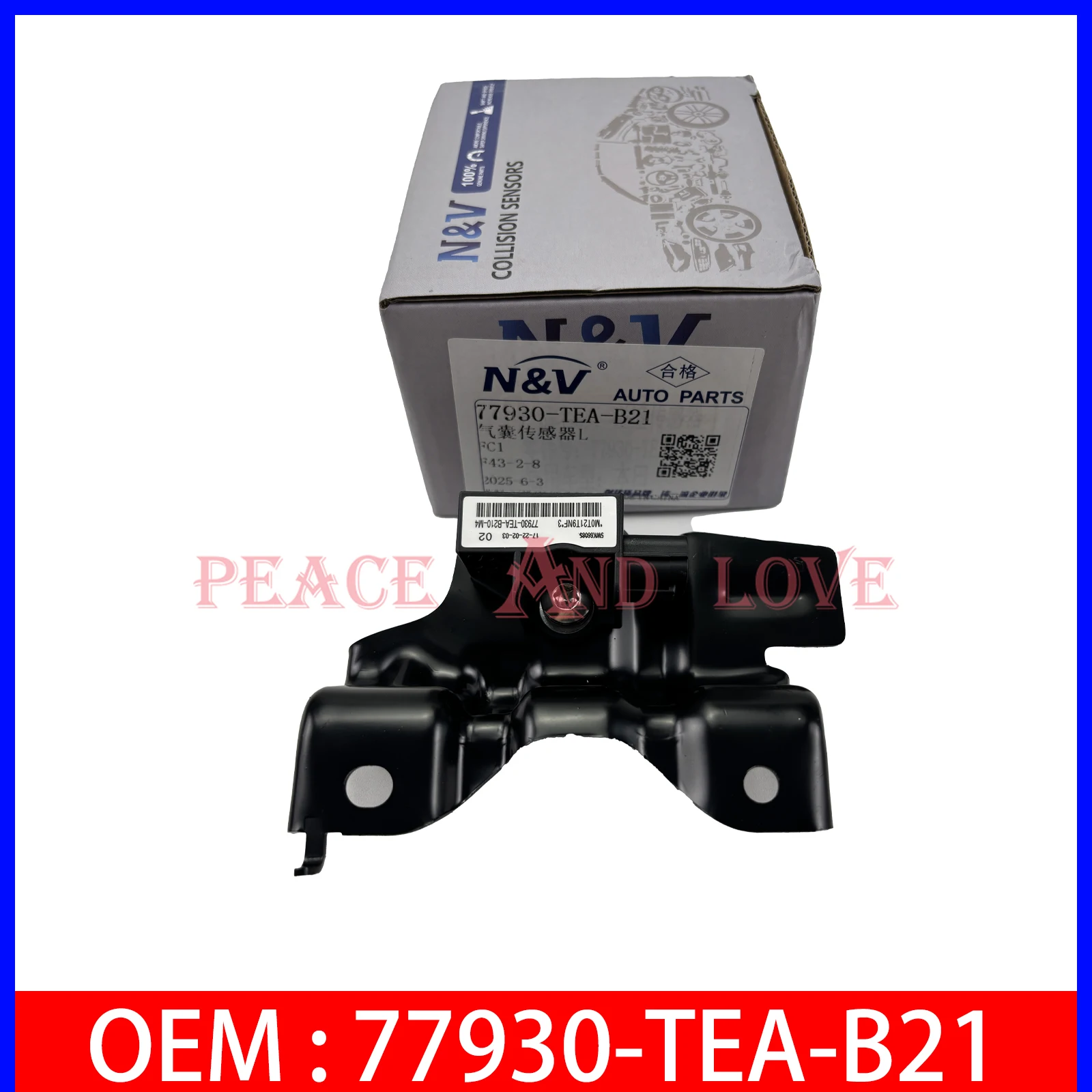

77930-TEA-B21 Brand New Front LEFT Crash Impact Sensor 16-20 Honda Civic