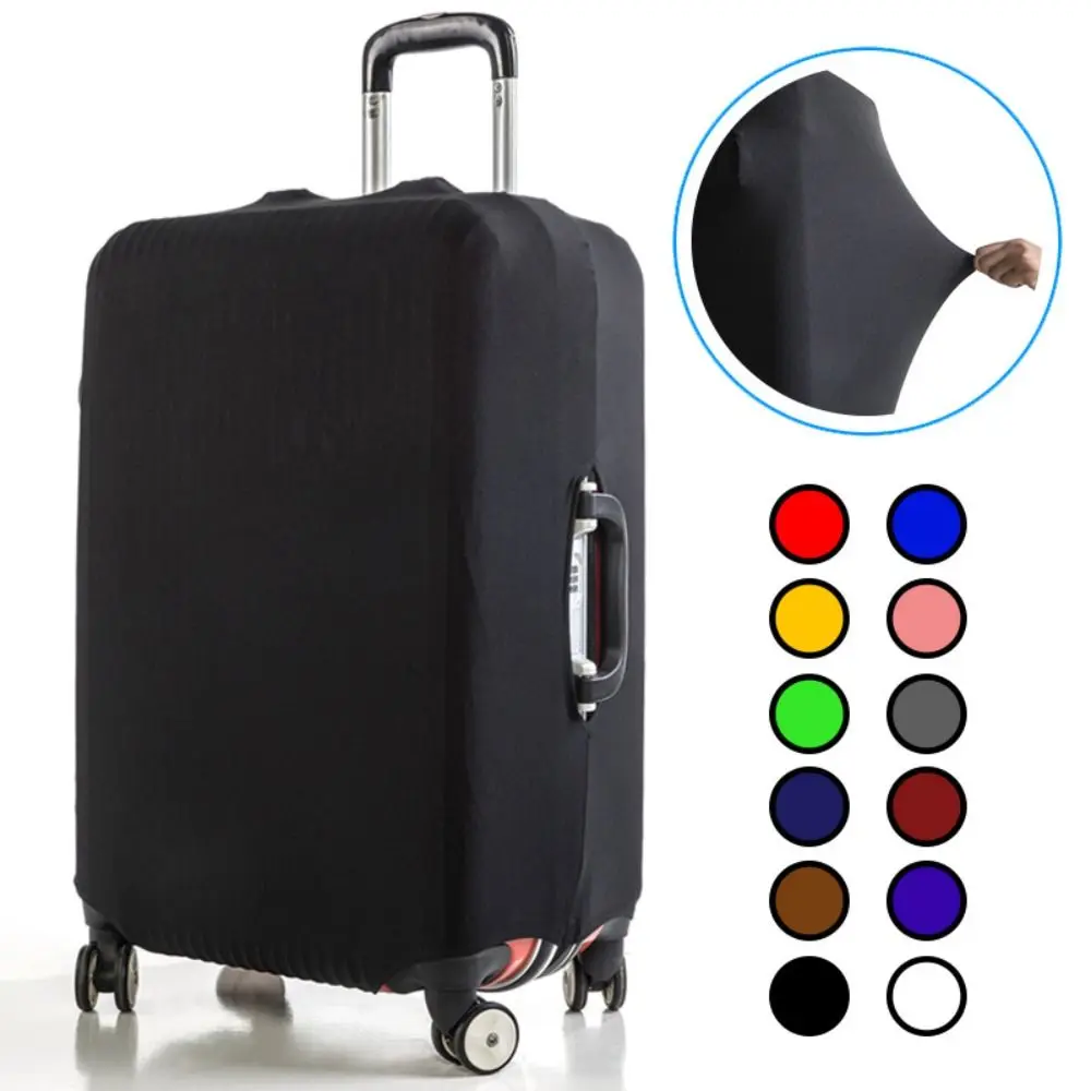 Luggage Cover Stretch Fabric Suitcase Protector Baggage Dust Case Cover Suitable for 18-28Inch Suitcase Case Travel Organizer