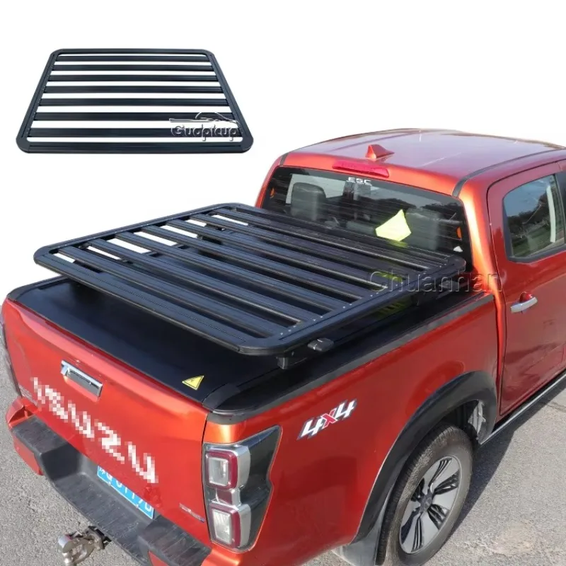 

Aluminum Alloy Flat Luggage Carrier Car Roof Rack Platforms for Hilux Vigo Revo D-Max Ranger Navara Triton