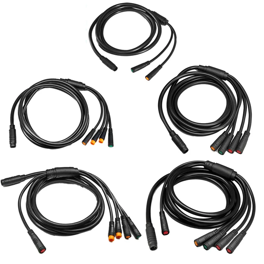 AliExpress NONE Electric Bicycle Waterproof Cable 1T2/1T4/1T5 Cable Conversion Accessories Controller Light Ebrake Throttle Display