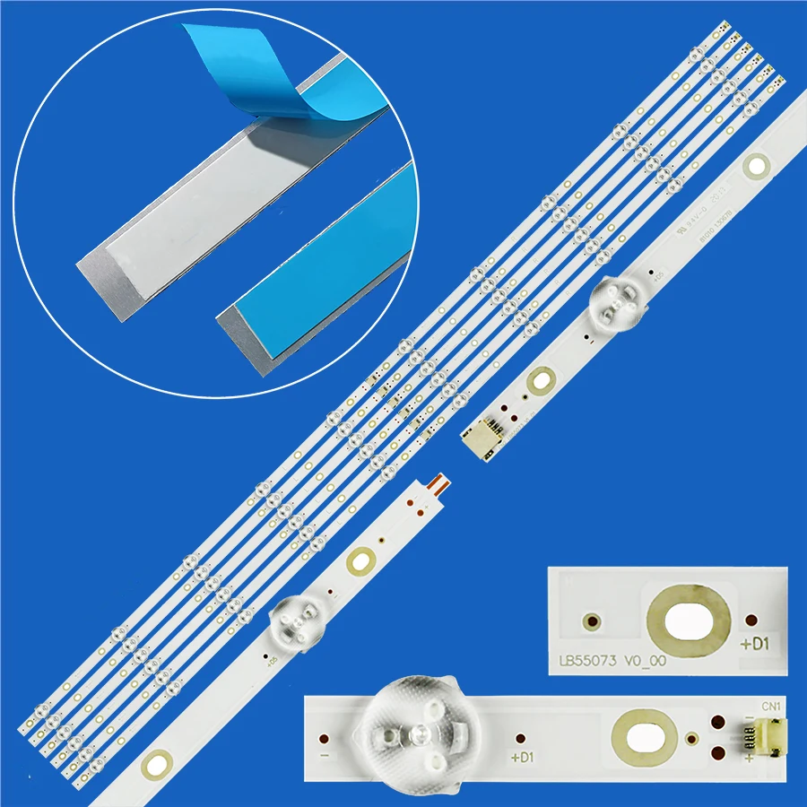 LED-Hintergrundbeleuchtungsstreifen für 55PUS6162/12 55PUS6262/05 55PUS6262/12 55PUS6262/60 55PUS6272/05 55PUS6272/12 55PUS6412/12 55PUS6503/12 55PUS7383/12 55PUS7393/12 55PUS7503/12 55PUS7503/62
