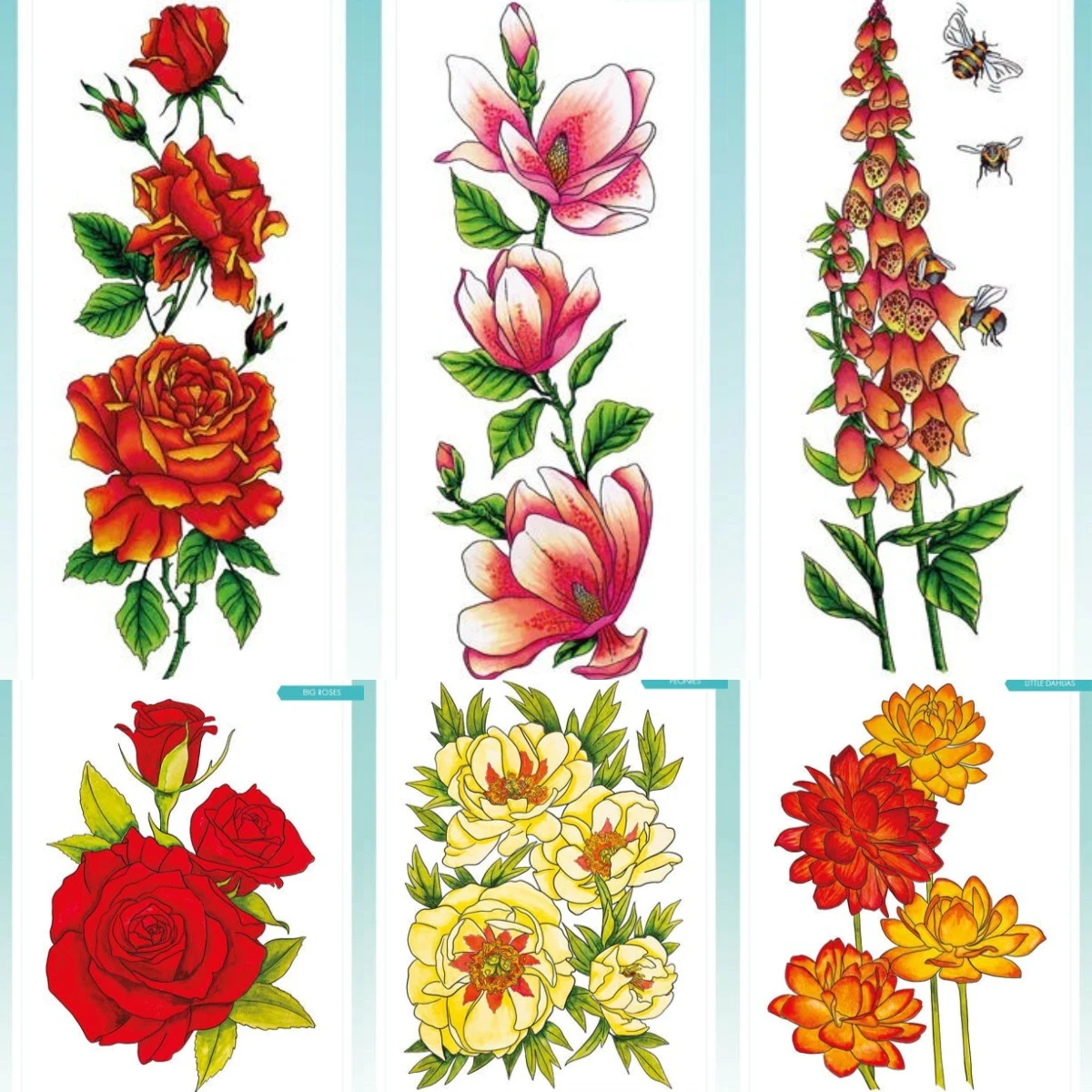 Magnolia and Fox Glove 2026 New Stamps For Scrapbook Diary Decoration Embossing Template DIY Greeting Card Handmade