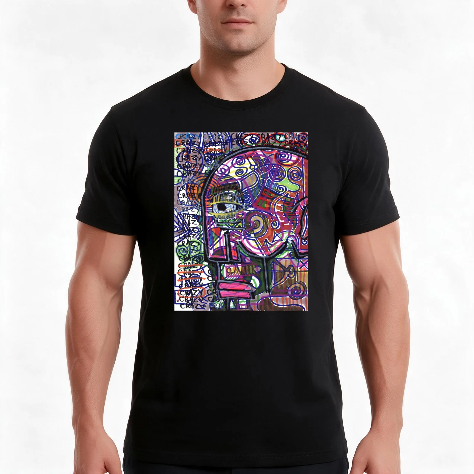 A Bit Normal T-Shirt, Summer Casual Cotton Tee, Oversized Streetwear Tops, Vintage Graphic Print, Loose Fit Short Sleeve