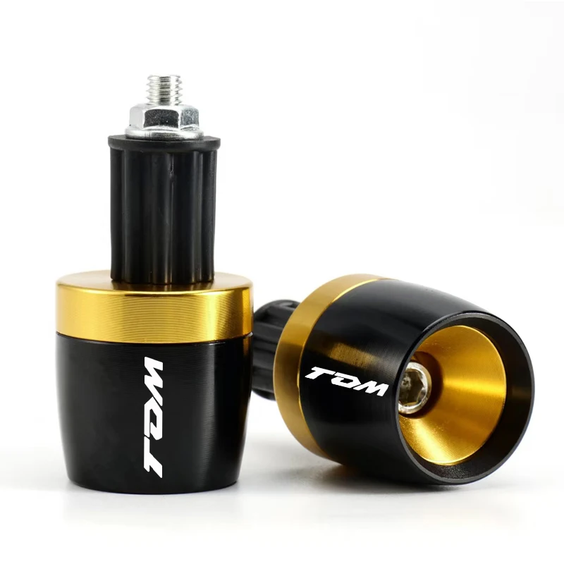 For Yamaha TDM 850 900 TDM850 TDM all years Motorcycle Handlebar Grips Ends Handle Bar Cap End Plug modified Accessories 7/8