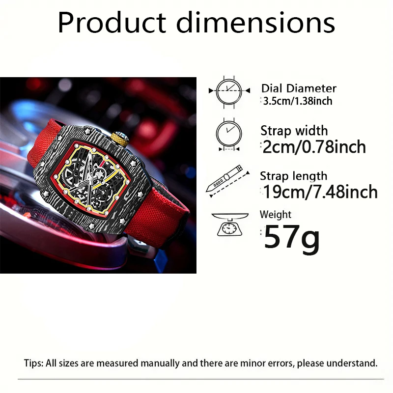 New men's and women's sports fashion quartz watch, ultra-thin barrel series, trendy and stylish, with luminous display, nylon strap, electronic quartz movement, suitable for men, an ideal gift for Valentine's Day, Easter, birthdays, Christmas, or for friends - suitable for business or casual occasions
