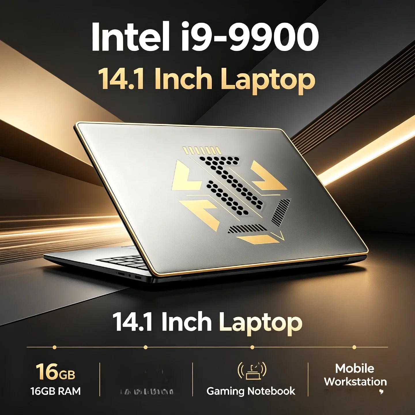 Intel Core i9 9900 Gaming Notebook 8C16T 5.0GHz 16GB RAM 2TB SSD 14.1 Inch UHD 630 Laptop Mobile Workstation Pro Max Unit