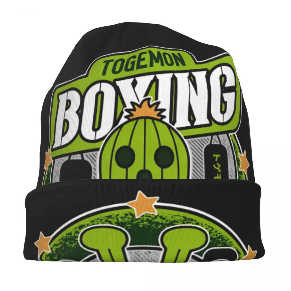 تصميم فريد من نوعه Togemon Boxing Digital Monster Digimon Bonnet Knit Hat Merch Winter Cozy Chemo Beanies للرجال