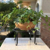 【ZYAA-1】Metal Potted Plant Stands Duty Rustproof Iron Round Flower Pot Stands Plant Holder Support Rack Plant Stand Rack - Image 5
