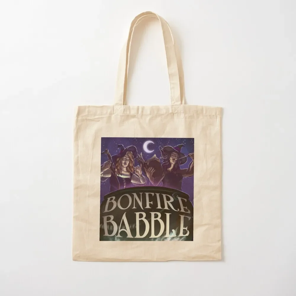 

2025 New Bags Bonfire Babble Witches! Tote Bag shopping bag Women's shopper bag bags for women