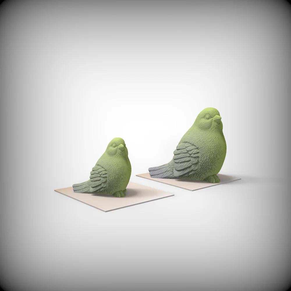 3D Cartoon Bird Silicone Mold for Cake Chocolate Ice Cube Candle Making DIY Reusable Flexible Animal Molds Home Decor