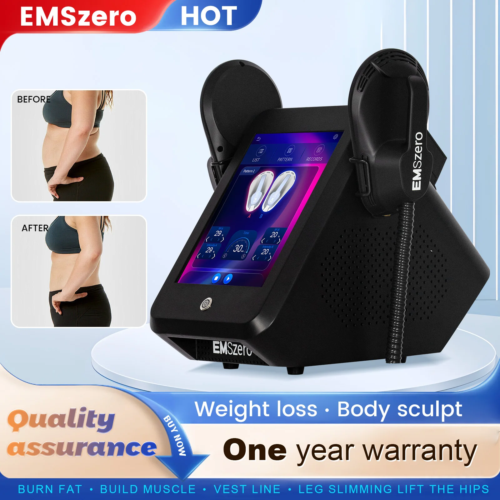 

High Intensity Portable Body Eliminate Loss Weight Nova Electromagnetic Sculpt Muscle Stimulato EMSzero Sculpting Beauty Machine