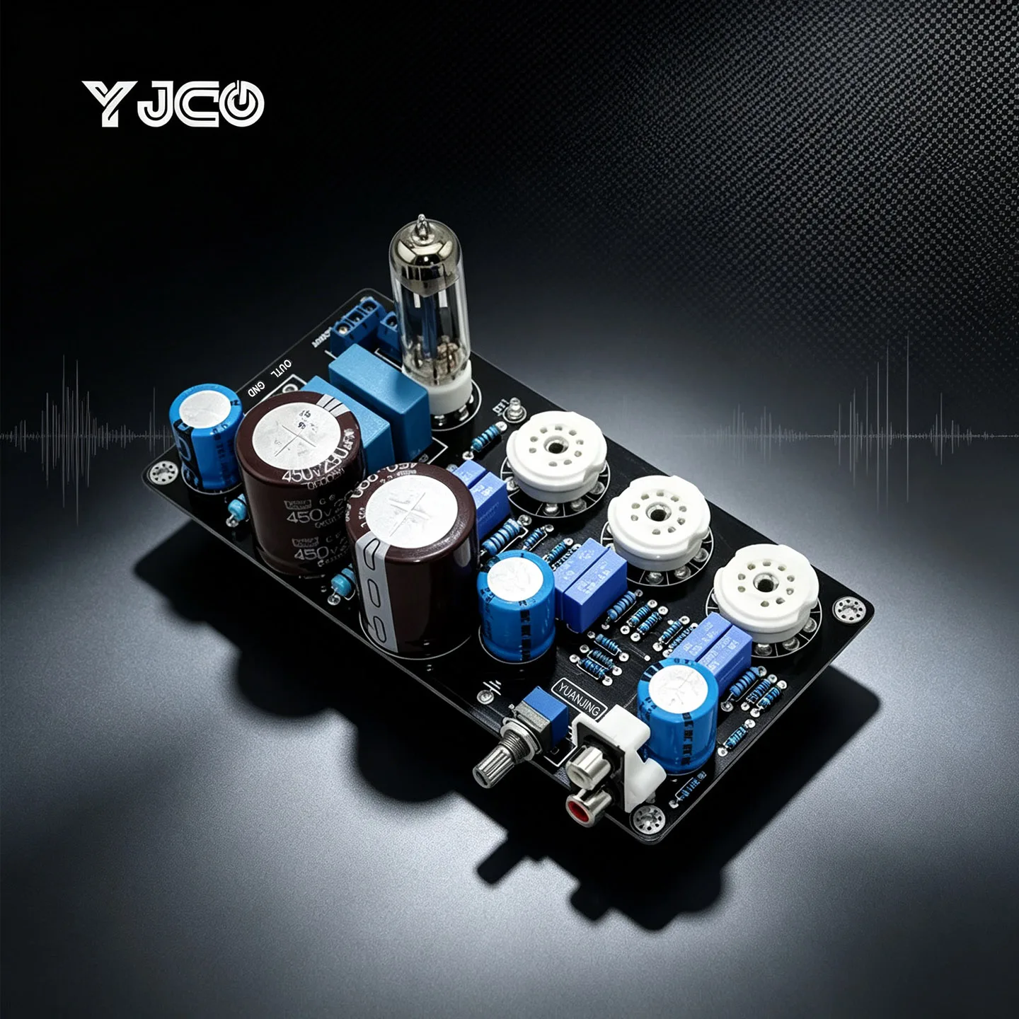 YJCO Vacuum Tube Preamplifier Board 6Z4 Tube Preamp with Philips Siemens Capacitor DIY Audio Preamp PCB Board YJ0068 6N4