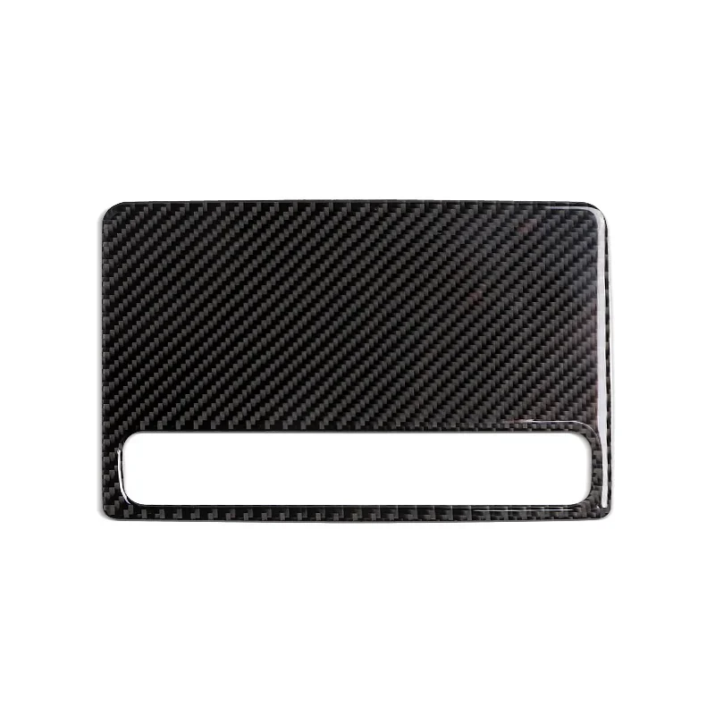 Carbon Fiber Car Interior Console Dashboard GPS Navigation NBT Screen Frame Cover Trim Accessories For Audi A3 8V S3 Car Styling