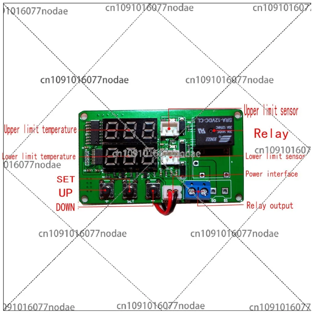 

Temperature Difference Meter Solar Temperature Difference Controller Temperature Difference Controller with 2 Sensing Lines