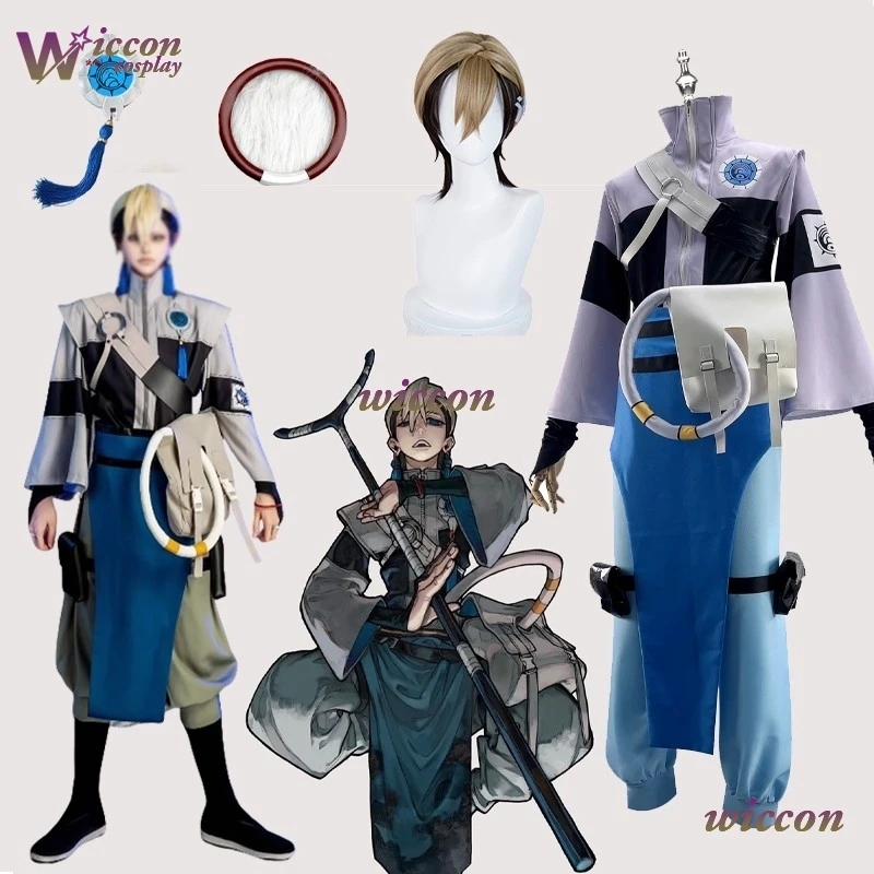 

Akuta манга костюм мужской GACHIAKUTA Zanka Nijiku косплей костюм парик реквизит боевая форма Хэллоуин карнавал наряды аниме косплей