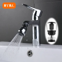 Tap Aerator Diffuser Water Saver Lengthened 360Degree Rotating Faucets Anti-splash Sprinkler Spray Extender Swivel Faucet Nozzle