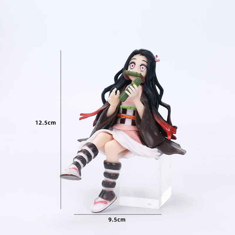 2025Anime Demon Slayer Zit eten Hoge kwaliteit rijstfiguur Alle stijl Tanjiro Nezuko Kyoujurou Tengen Tokitou Muichirou beeldje