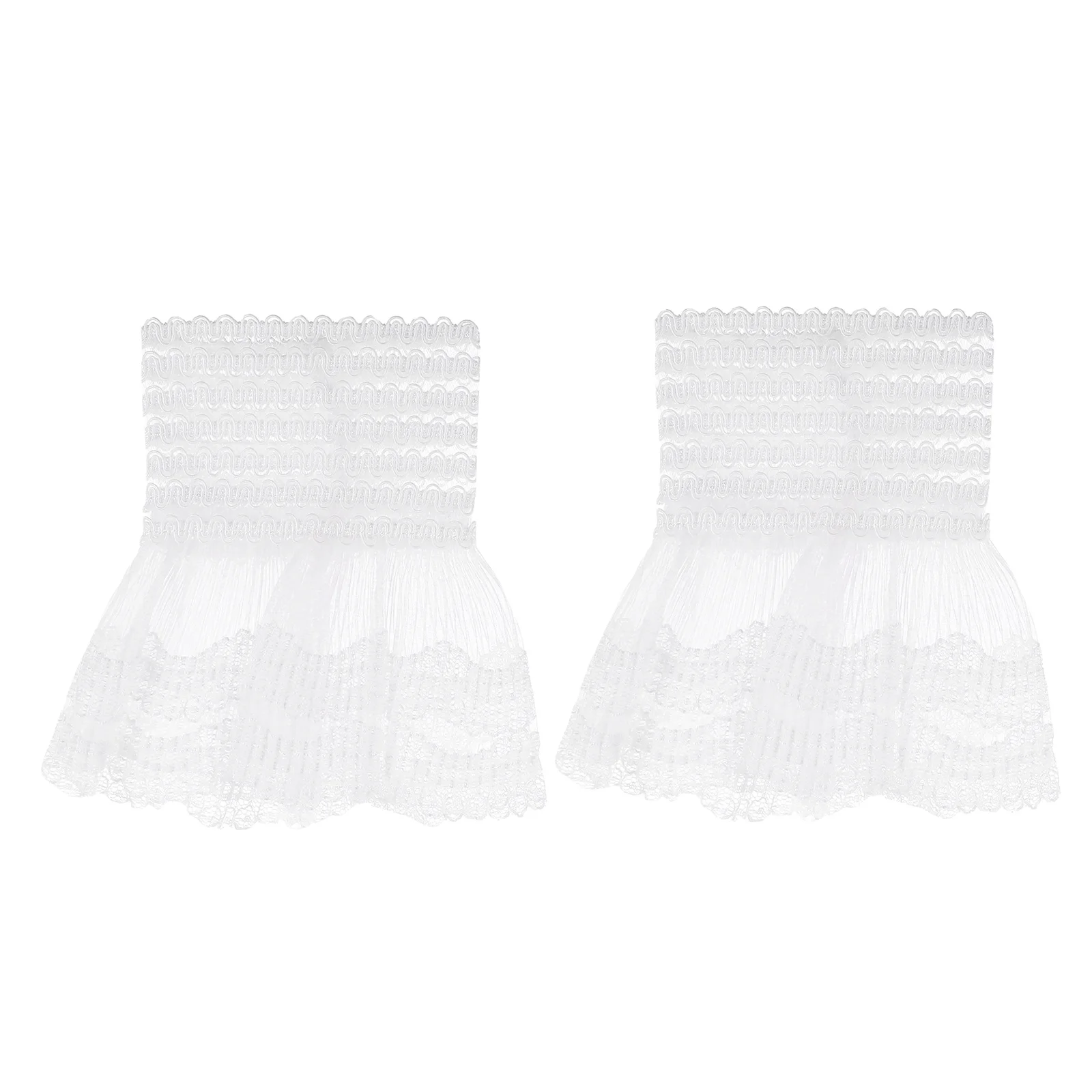 Cuff Gothic Lace Cuffs Apparel Victorian Costume Sleeve Wrist for Wedding Detachable Chiffon Fake Child