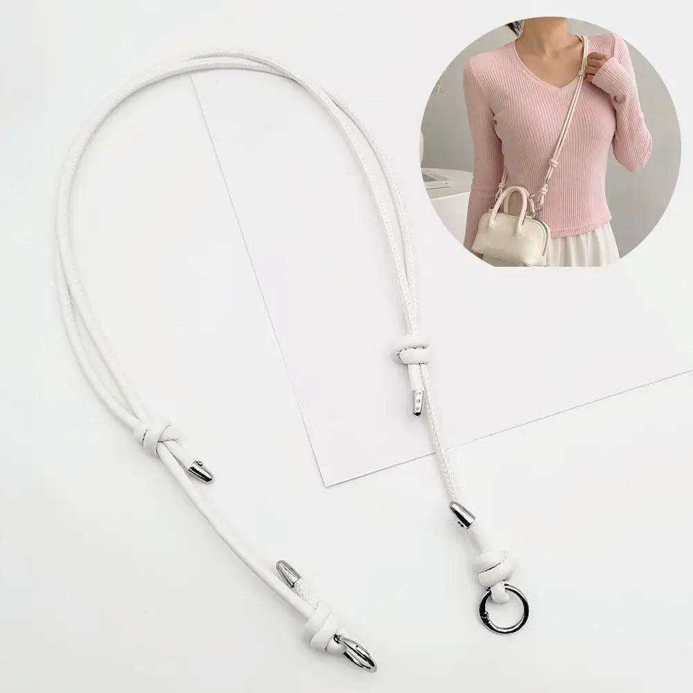 PU Leather Replacement Shoulder Strap Solid Color Adjustable Length Shoulder Bag Strap Single Shoulder Design DIY Accessories