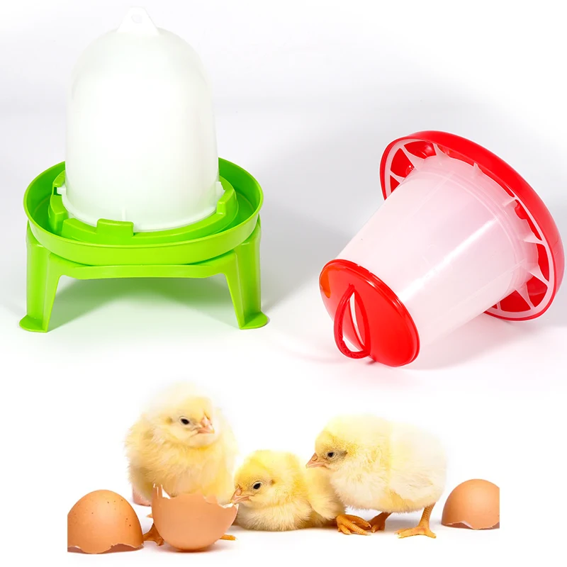 Comedero Automático para Pollos, Cubo para Alimentar y Dar de Beber a Gallos y Gallinas, Suministros para Alimentar Aves de Corral, Codornices y Palomas, 1 Pieza