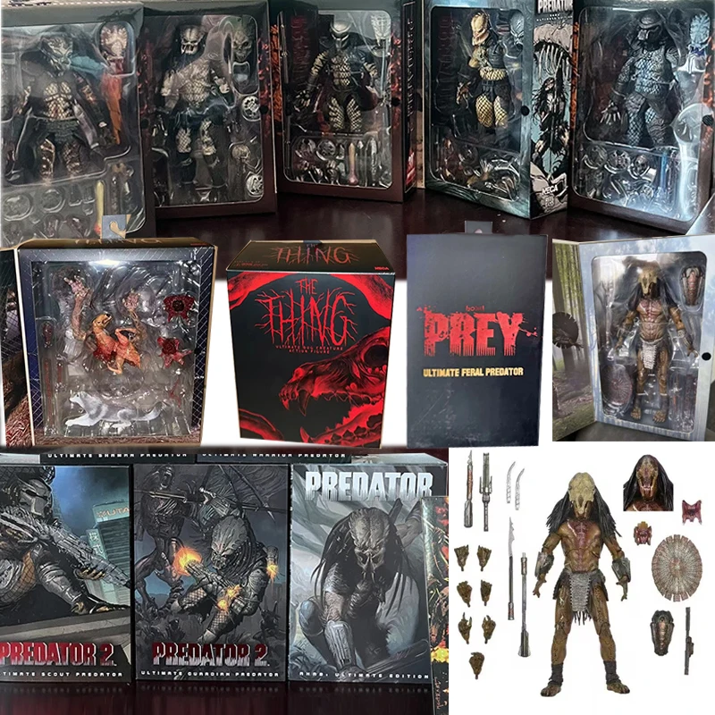 NECA PREY Feral Predator The Thing Deluxe Ultimate Dog Creature Scout Warrior Shaman Alpha Ahab Guardian Hunter Jungle Predators